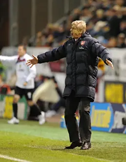 Burnley V Arsenal 2009-10 Prints: Arsenal manager Arsene Wenger. Burnley 1: 1 Arsenal, Barclays Premier League