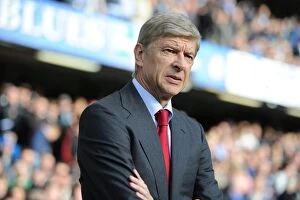 Images Dated 3rd October 2010: Arsenal manager Arsene Wenger. Chelsea 2: 0 Arsenal, Barclays Premier League
