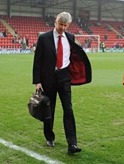 Leyton Orient v Arsenal - FA Cup 2010-2011 Collection: Arsenal manager Arsene Wenger. Leyton Orient 1: 1 Arsenal, FA Cup Fifth Round