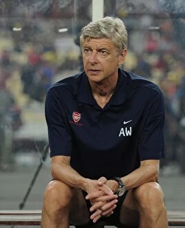 Malaysia XI v Arsenal Collection: Arsenal manager Arsene Wenger. Malaysia XI 0: 4 Arsenal, Bukit Jalil Stadium