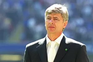 Arsenal v Chelsea FA Cup Final Collection: Arsenal manager Arsene Wenger before the match. Arsenal 2: 0 Chelsea. The AXA F
