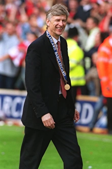 Arsenal manager Arsene Wenger after the match. Arsenal 4: 3 Everton, F. A