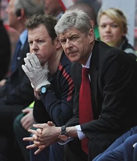 Images Dated 8th May 2011: Arsenal manager Arsene Wenger. Stoke City 3: 1 Arsenal, Barclays Premier League