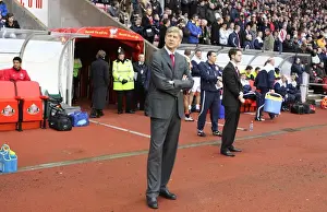 Arsenal manager Arsene Wenger. Sunderland 1: 0 Arsenal, Barclays Premier League