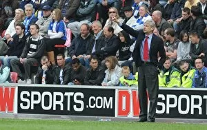 Wigan Athletic v Arsenal 2009-10 Gallery: Arsenal manager Arsene Wenger. Wigan Athletic 3: 2 Arsenal, FA Barclays Premier League