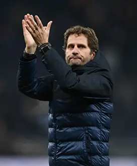 Tottenham Hotspur Women V Arsenal Women 2019-20 Prints: Arsenal Manager Joe Montemurro Celebrates FA WSL Victory with Fans
