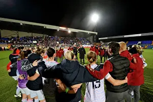 Liverpool Women V Arsenal Women 2023-24 Prints: Arsenal Manager Jonas Eidevall Rallies Team After Liverpool FC Match