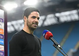 Manchester City V Arsenal 2020-21 Prints: Arsenal Manager Mikel Arteta Previews Manchester City Showdown in Premier League Clash