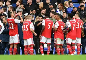 Arsenal Manager Mikel Arteta Rallies Team During Chelsea Showdown, Premier League 2022-23