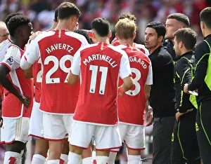 Arsenal Manager Mikel Arteta Rallies Team Against Nottingham Forest in 2023-24 Premier League
