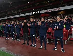 Arsenal Manager Mikel Arteta and His Team Prepare for West Ham United Clash in the Premier League (2022-23)