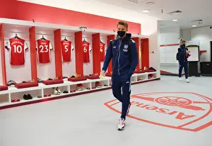 Arsenal: Martin Odegaard in the Changing Room before Arsenal vs Newcastle United (Premier League, 2021-22)