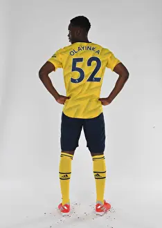 Arsenal New Signing James Olayinka at 2019-20 Photocall