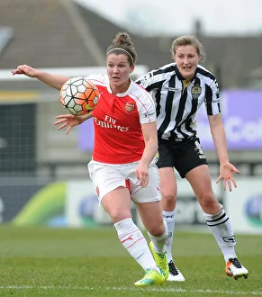 Arsenal Ladies V Notts County Ladies 3rd April 2016 Prints: Arsenal and Notts County Ladies Battle in FA Cup Quarterfinals