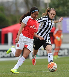 Arsenal Ladies V Notts County Ladies 3rd April 2016 Prints: Arsenal and Notts County Ladies Battle in FA Cup Quarterfinals