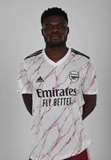 1st Team Photocall 2020-21 Prints: Arsenal Officially Welcomes Thomas Partey to the Emirates: London Colney Training Ground Unveiling