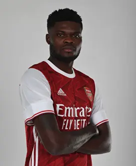 1st Team Photocall 2020-21 Prints: Arsenal Officially Welcomes Thomas Partey: New Signing Unveiled at London Colney
