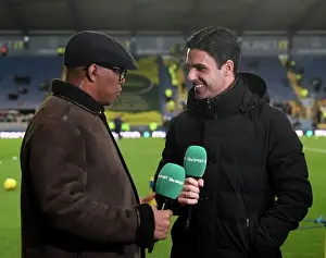 Oxford United V Arsenal - FA Cup 2023 Prints: Arsenal at Oxford United: Mikel Arteta's FA Cup Interview with Ian Wright