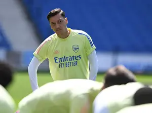 Brighton And Hove Albion V Arsenal 2019-20 Prints: Empty Arsenal: Ozil's Silent Stand as Premier League Fights Covid-19 (Brighton vs Arsenal)
