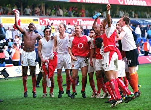 Tottenham V Arsenal Prints: The Arsenal palyers celebrate winning the league. Tottenham Hotspur v Arsenal