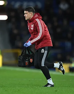 Arsenal Physio in Action: Everton vs Arsenal, Premier League 2020-21