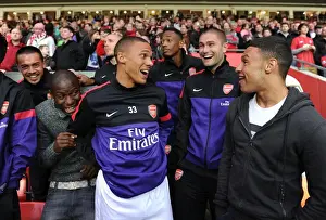 Southampton V Arsenal 2012-13 - Pre Season Prints: Arsenal Players during the 2012-13 Pre-Season Match against Southampton