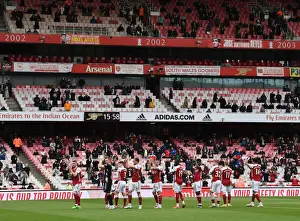Arsenal Players Applaud Fans: Arsenal vs Brighton & Hove Albion, Premier League 2020-21