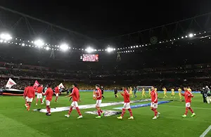 Arsenal Players Take the Field against FK Bodo/Glimt in Europa League Match