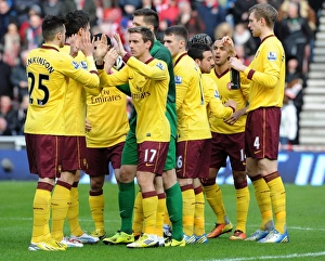 Arsenal Players Gear Up Before Sunderland Clash, Nacho Monreal Leading the Way (Sunderland v Arsenal 2012-13)