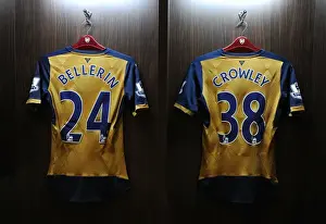 Arsenal V Singapore XI Prints: Arsenal Players Hector Bellerin and Dan Crowley Get Ready for Arsenal v Singapore XI Match in Singapore (July 15)