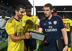 Angers SCO V Arsenal 2019-20 Prints: Arsenal Players Mkhitaryan and Willock Review Match Stats Post-Match: Angers vs Arsenal (2019-20 Pre-Season Friendly)