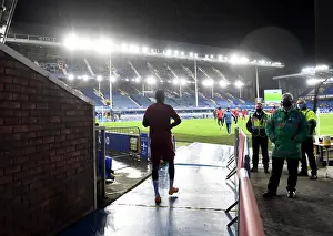 Everton V Arsenal 2020-21 Prints: Arsenal Players Prepare for Everton Showdown in Premier League