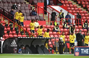 Arsenal Players Walk Through Bramall Lane Ahead of FA Cup Quarterfinal vs Sheffield United