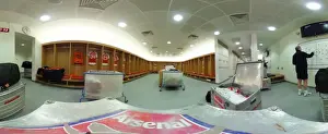 Arsenal V Watford FA Cup 2015-16 Prints: Arsenal: Pre-Match Focus in the Changing Room before FA Cup Clash against Watford