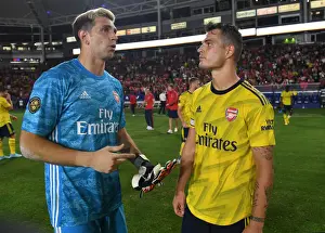Arsenal Pre-Season: Emi Martinez and Granit Xhaka Connect Amidst Bayern Munich Rivalry