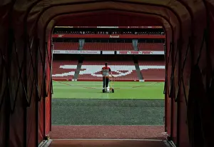 Arsenal V West Bromwich Albion 2014/15 Prints: Arsenal: Preparing the Battlefield - Emirates Stadium (2014/15)