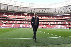 Atletico Madrid v Arsenal 2017-18 Collection: Arsenal Press Conference