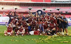 Arsenal Reclaim FA Cup Title in Empty Wembley: 2020 Print. Art