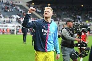 Newcastle United V Arsenal 2022-23 Prints: Arsenal Reclaim Premier League Crown: Aaron Ramsdale's Emotional Title-Winning Celebration at Newcastle United