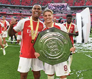 Arsenal V Manchester City - Community Shield 2023-24 Prints: Arsenal Reclaims the Community Shield: Triumph over Manchester City, 2023-24