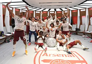 Arsenal V Liverpool - FA Community Shield 2020-21 Prints: Arsenal Rejoice in FA Community Shield Triumph over Liverpool