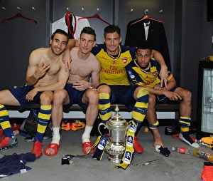 Arsenal V Aston Villa - FA Cup Final 2015 Prints: Arsenal Rejoice in FA Cup Triumph: Arsenal vs. Aston Villa (2015)