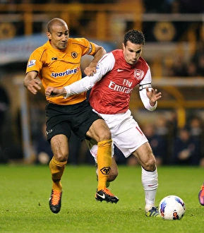 Wolverhampton Wanderers V Arsenal 2011-12 Prints: Arsenal Rivals Clash: Van Persie vs. Henry (2012) - Arsenal vs. Wolverhampton