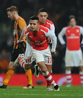 Arsenal V Hull City 2014-15 - FA Cup Prints: Arsenal: Sanchez and Oxlade-Chamberlain's Unforgettable FA Cup Double Strike