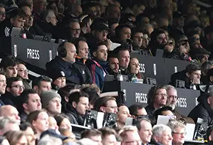 Arsenal Scouts Observing Fulham Match at Craven Cottage, Premier League 2022-23