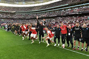 Arsenal V Manchester City - Community Shield 2023-24 Prints: Arsenal Secures Community Shield Victory over Manchester City (2023-24)