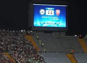 Udinese V Arsenal 2011-12 Prints: Arsenal Secures UEFA Champions League Berth with 7-3 Aggregate Win Over Udinese