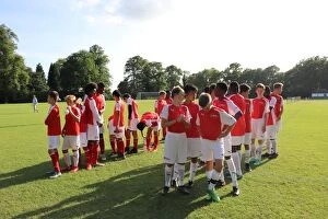 Images Dated 18th August 2017: Arsenal Soccer Schools Residential Camp 2017: Train with Arsenal FC