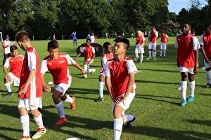 Images Dated 18th August 2017: Arsenal Soccer Schools Residential Camp 2017: Train with Arsenal FC