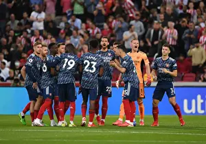 Arsenal Squad Before Brentford Clash in 2021-22 Premier League